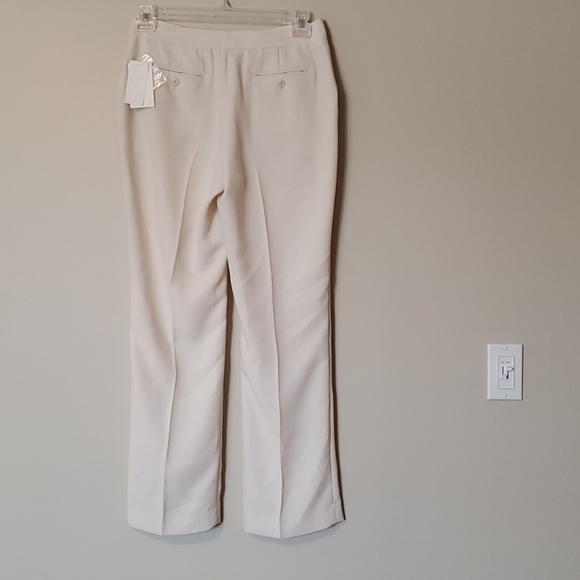 NWT Halston straight leg bone trouser pants - Picture 3 of 12